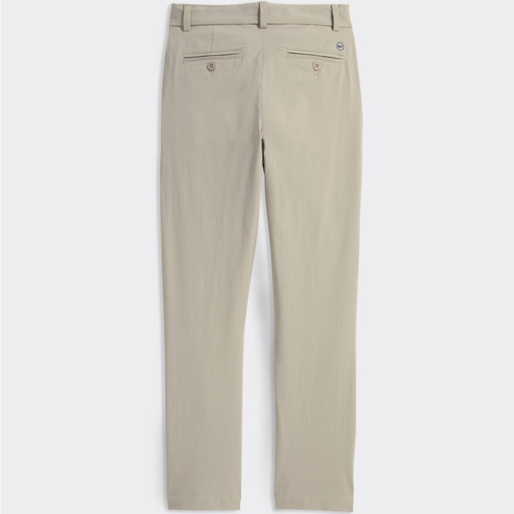 Vineyard vines boys performance on the go pant khaki 12